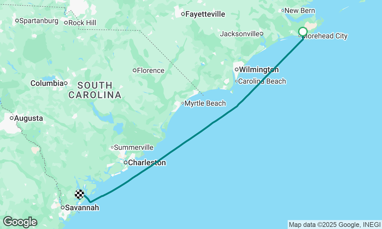 Day 6 of Essex to Hilton Head Sc Delivery. 