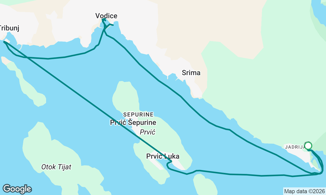 Voyage map