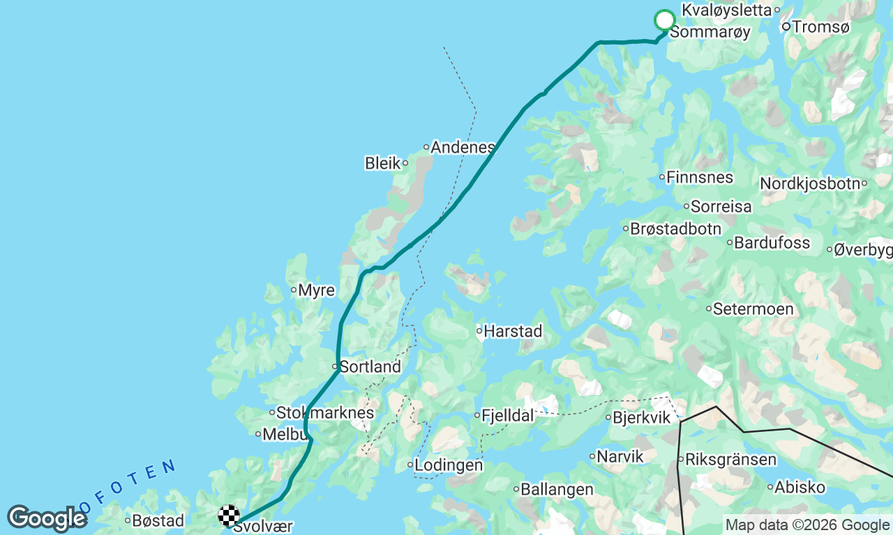 Voyage map