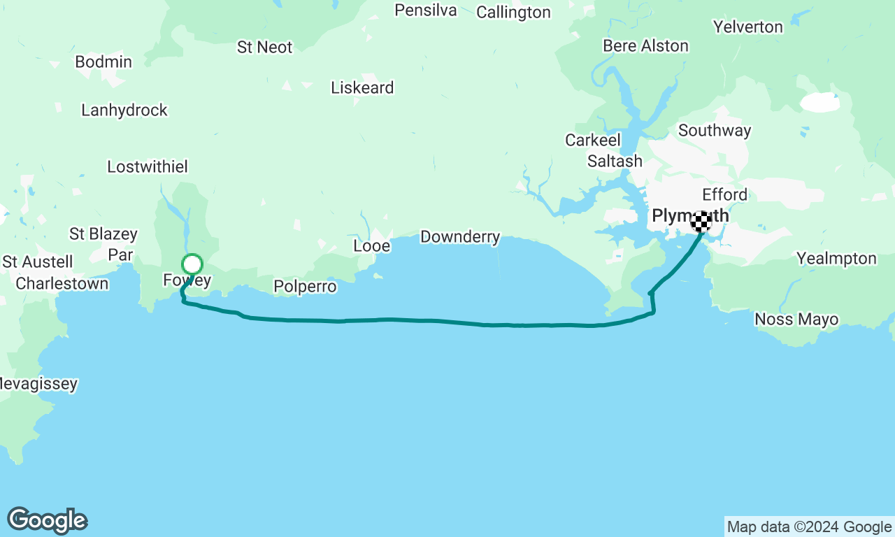 Fowey to QAB, Plymouth 