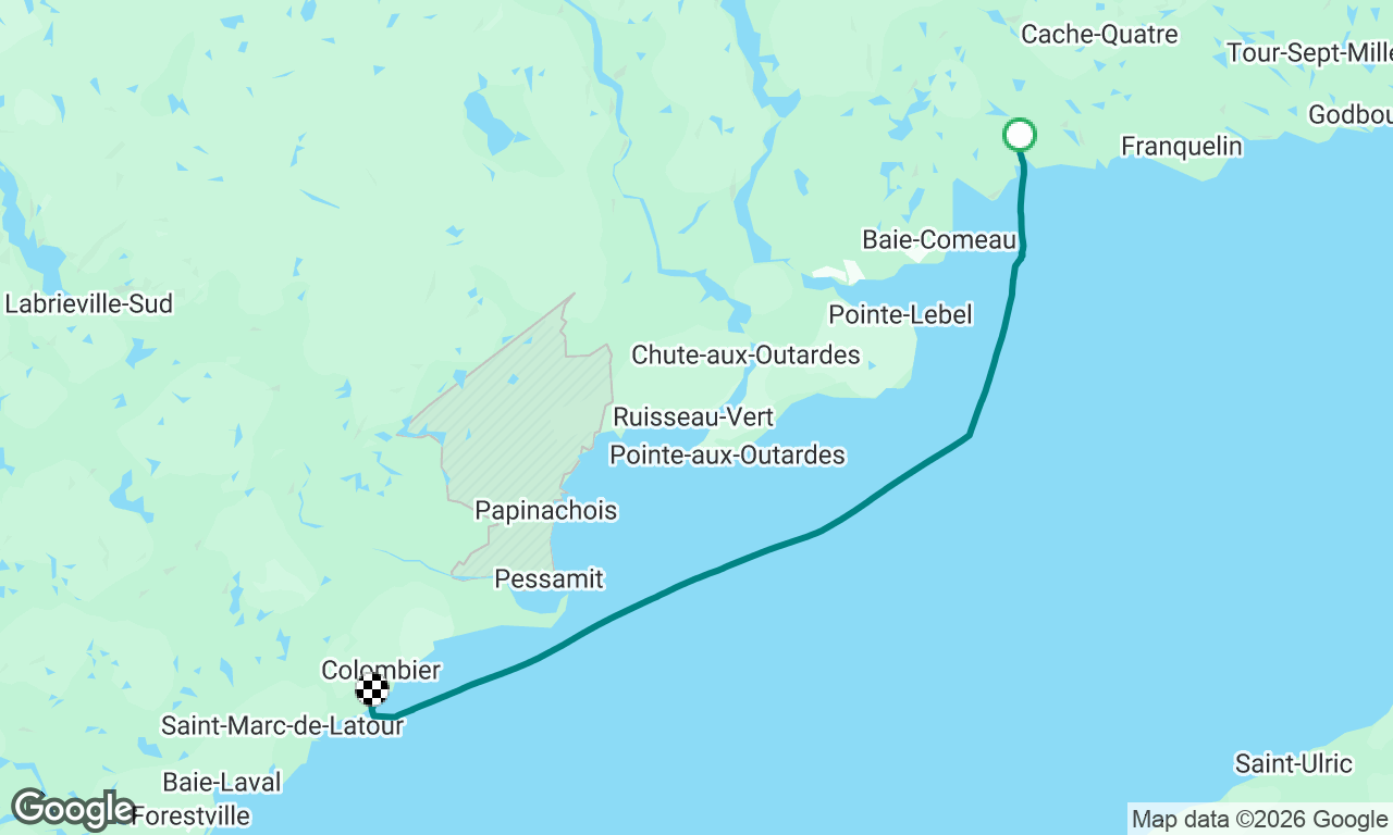 Voyage map