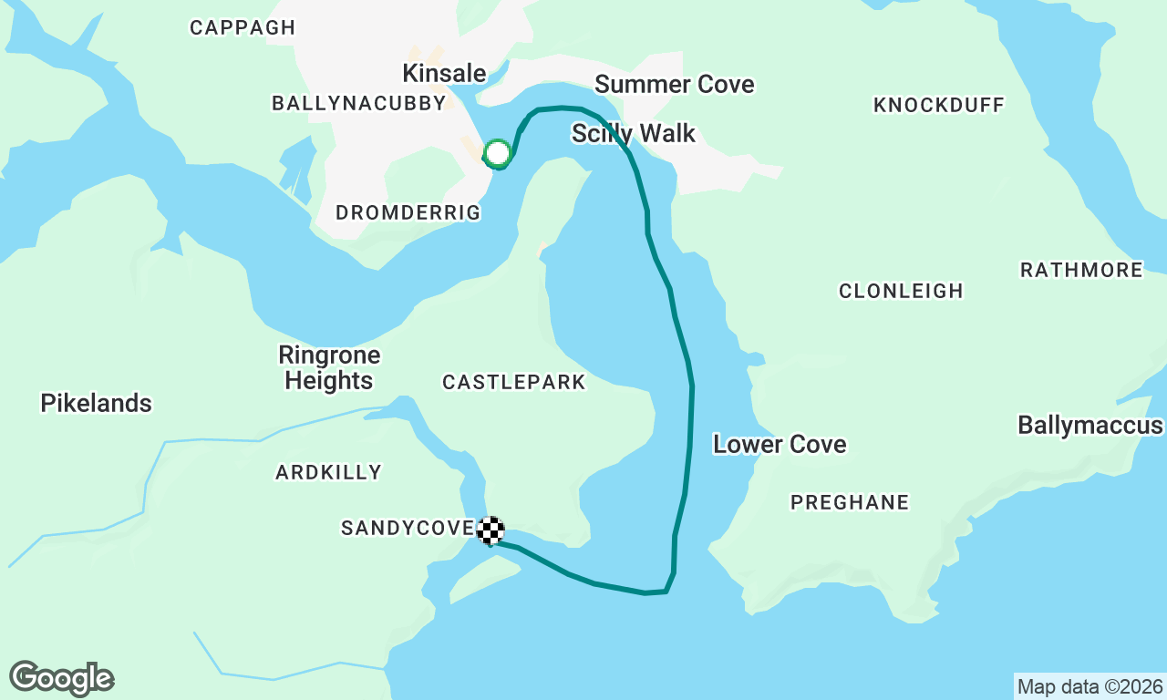 Kinsale to Sandy Cove