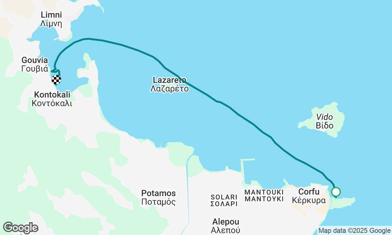 Day 6 Flotilla June 7th Mandraki to Gouvia 
