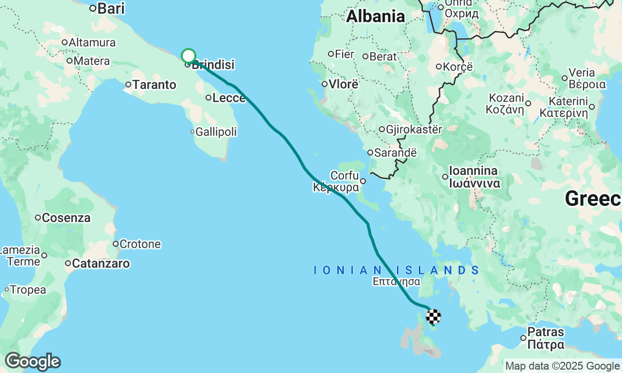Brindisi to Vathy (Gabriella)