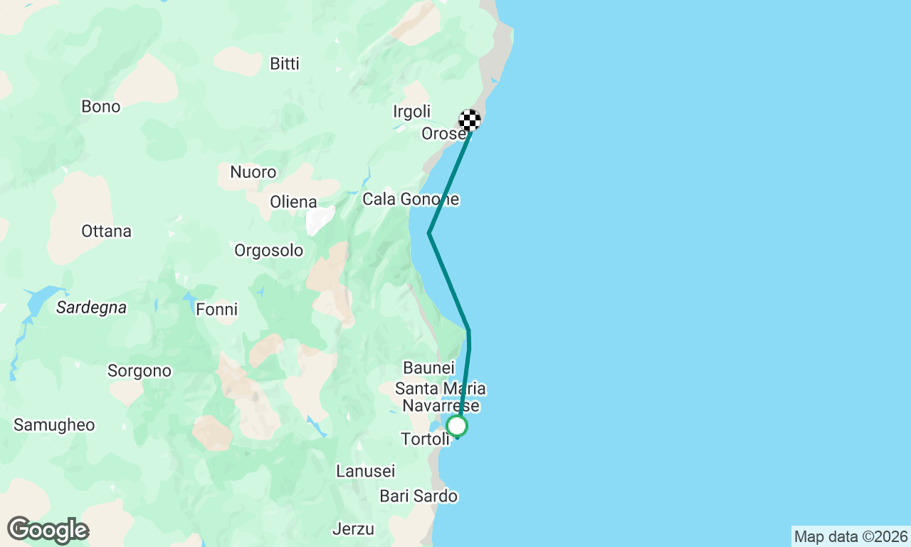 Voyage map