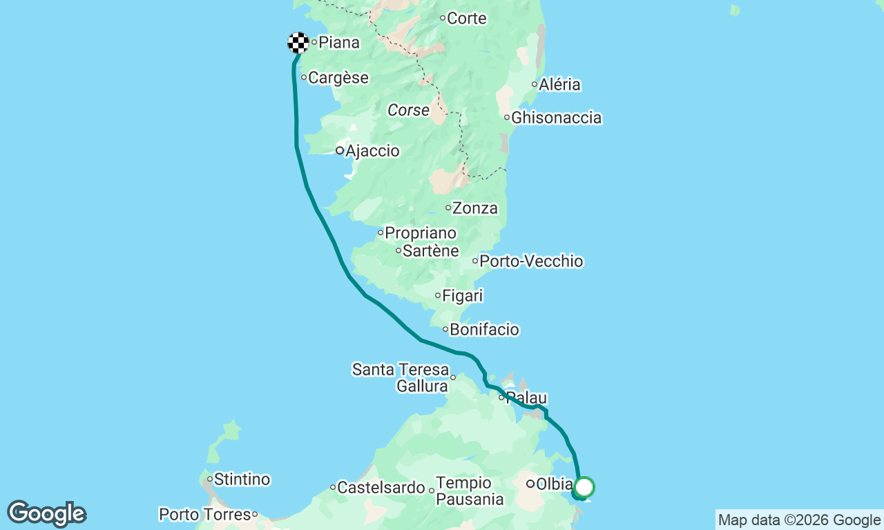 Voyage map