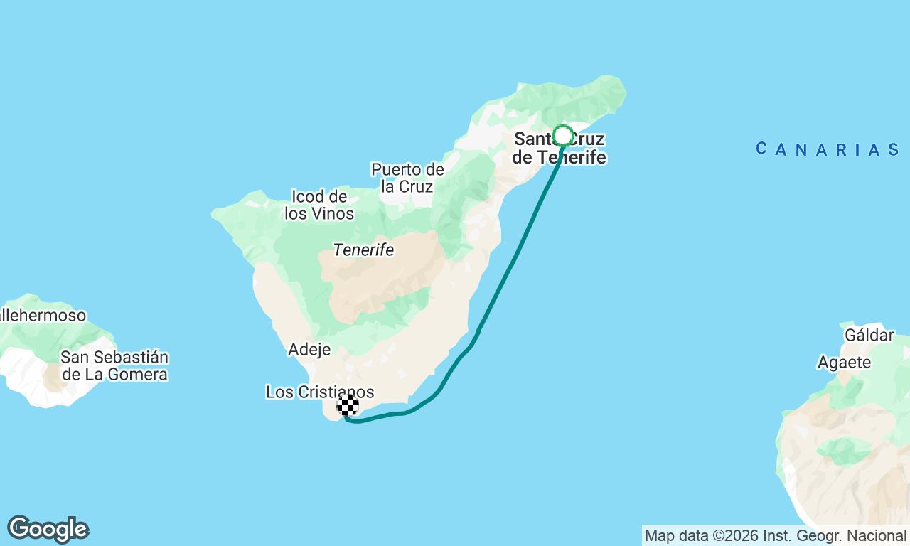Voyage map