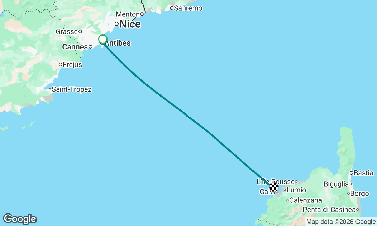 Voyage map
