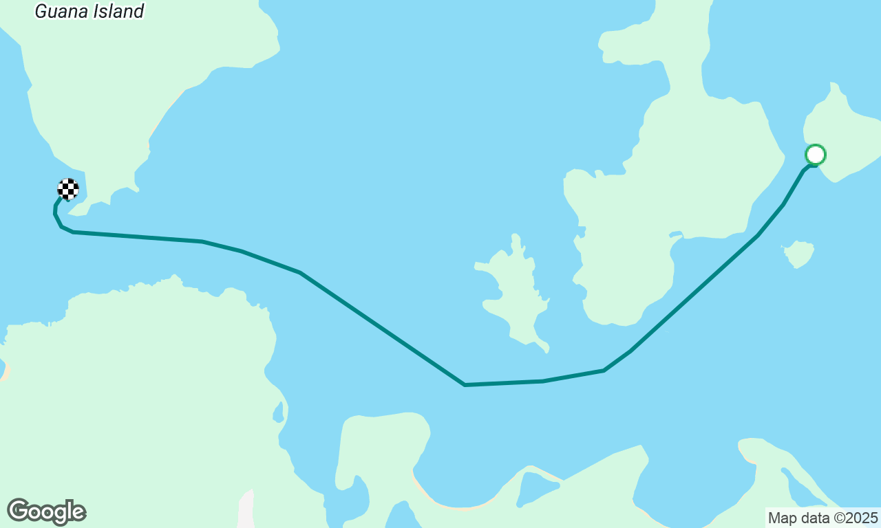 Scrub Island to Monkey Point Guana Island 