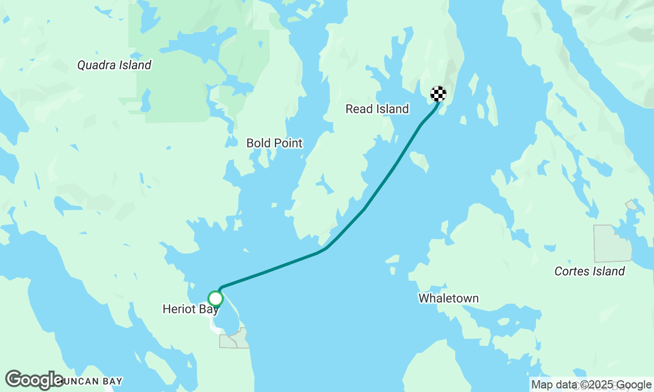 Quadra - Read Island for Frederic Point Anchorage