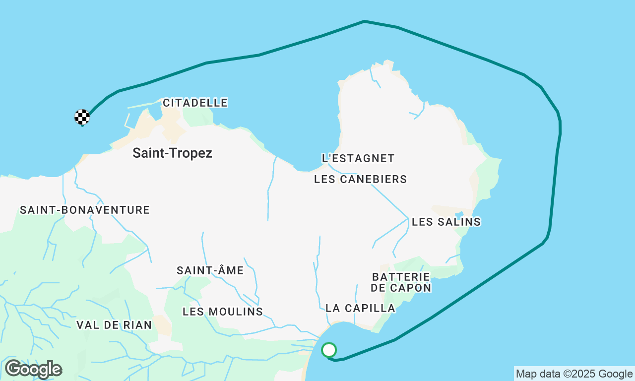 Pampelonne -> Saint Tropez