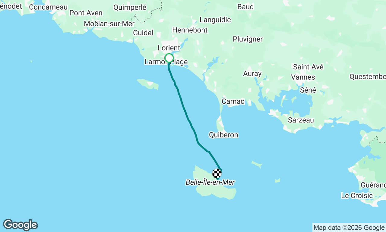 Voyage map