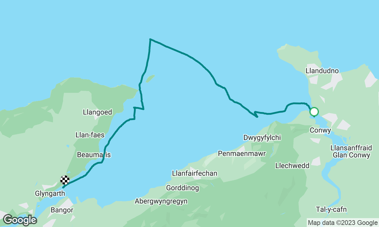 conwy to Menai straights 