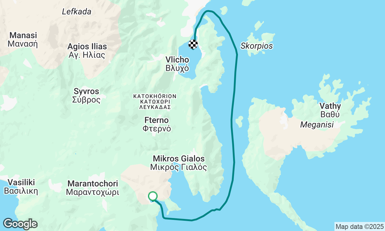 Sivota Pontoons to Vliho Bay