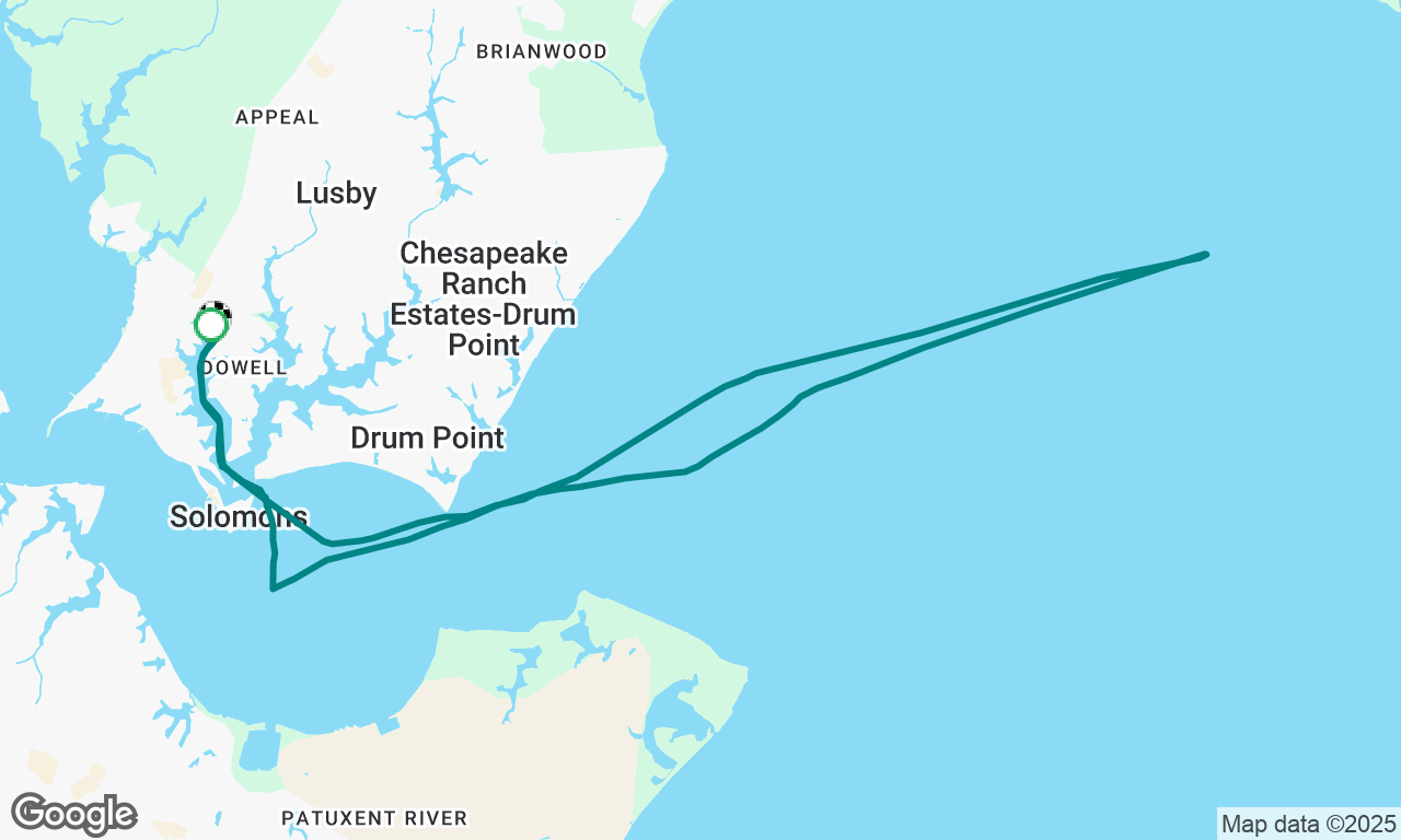 Across the bay and back