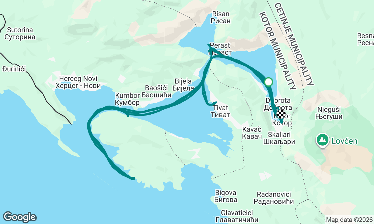Voyage map