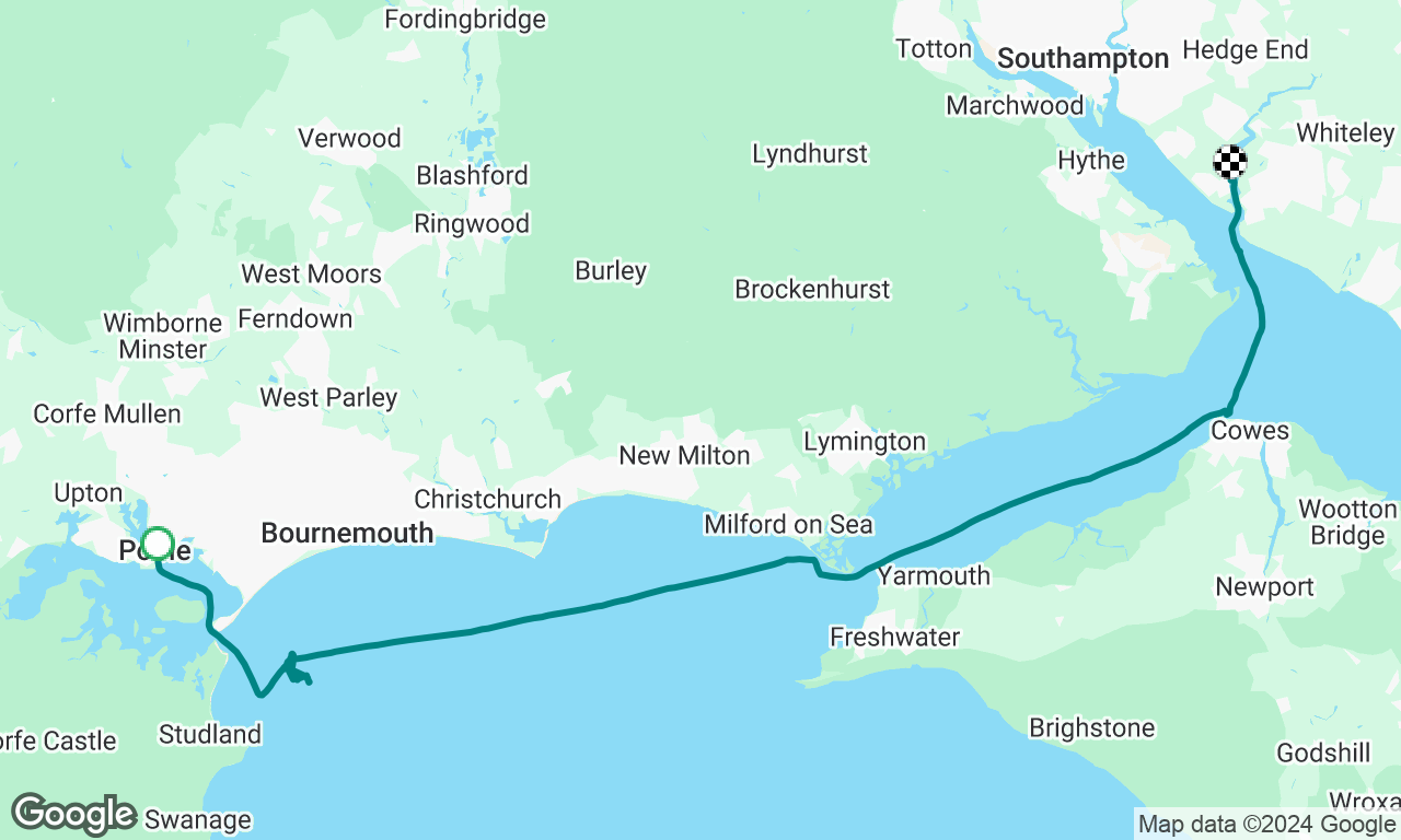 Jog Poole to Cowes