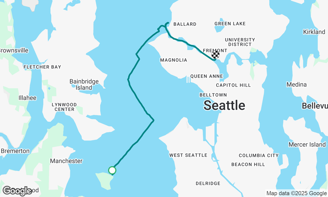 Back from Blake Island