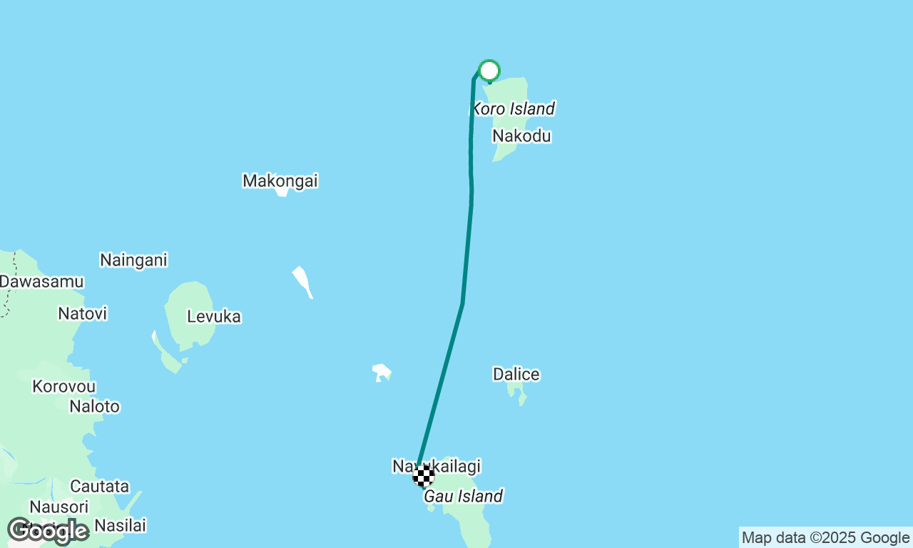 Koro Island to Gau Island