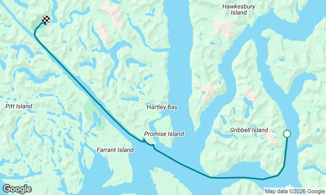 Day 10 from bishop hot springs to Lowe inlet park