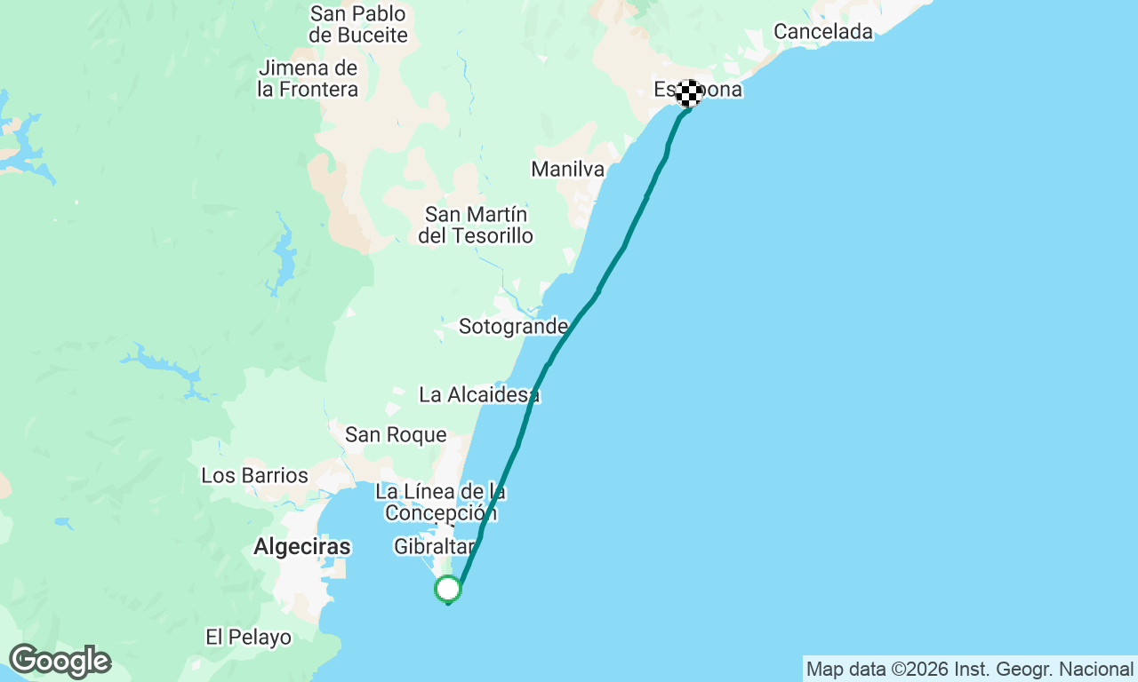 Voyage map