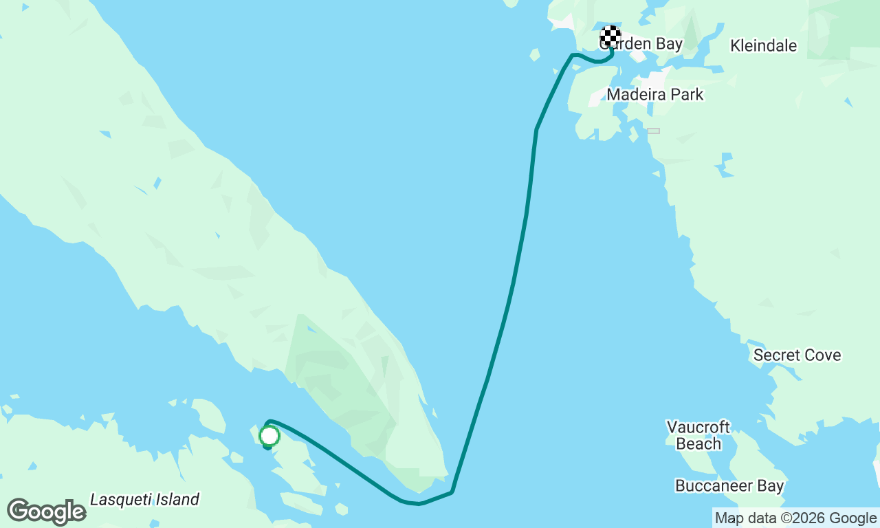 Jedediah Island to Pender Harbour