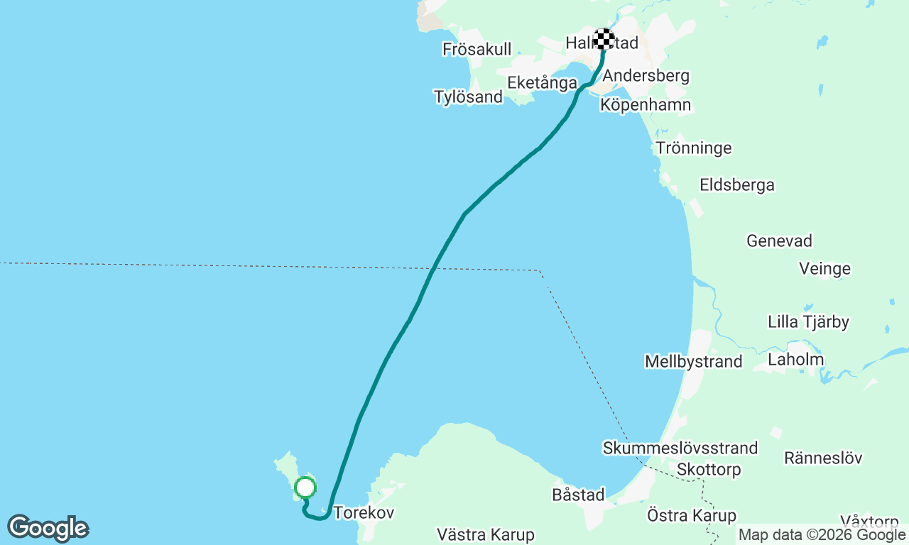 Voyage map