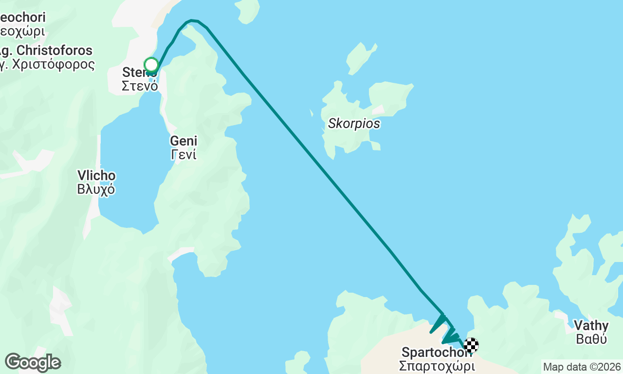 Voyage map