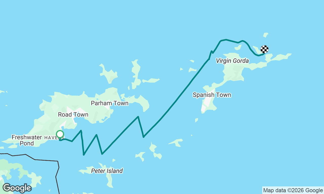 Nanny Cay to Saba Rock
