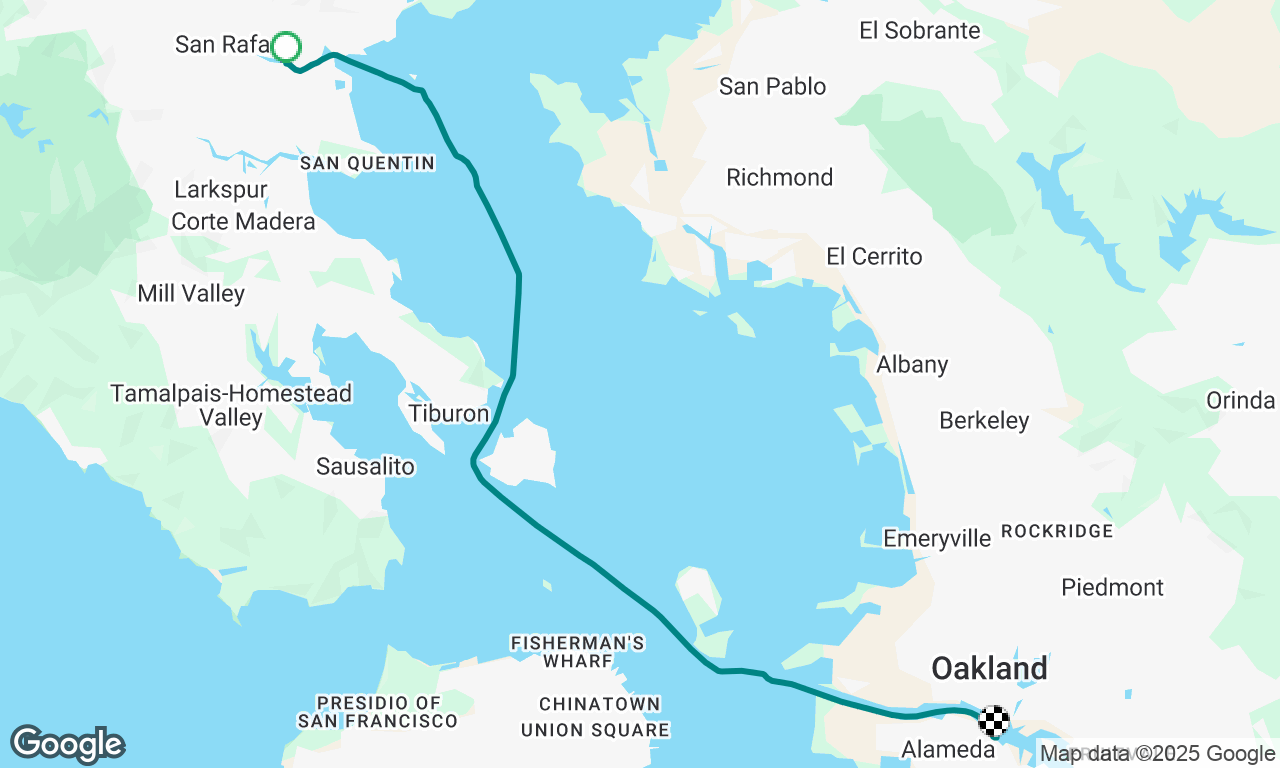 San Rafael to Sales Dock