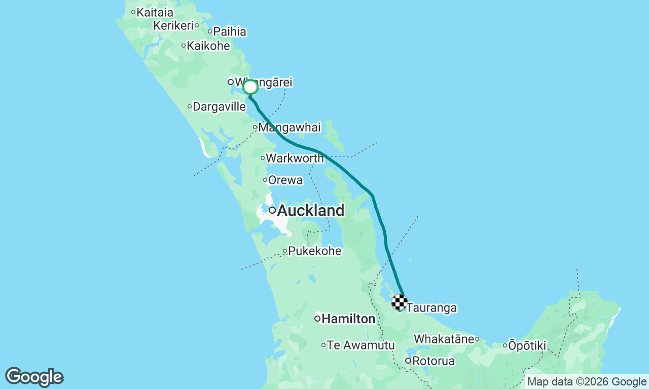 Urquhart Bay, Whangarei to Sulphur Point Marina, Tauranga