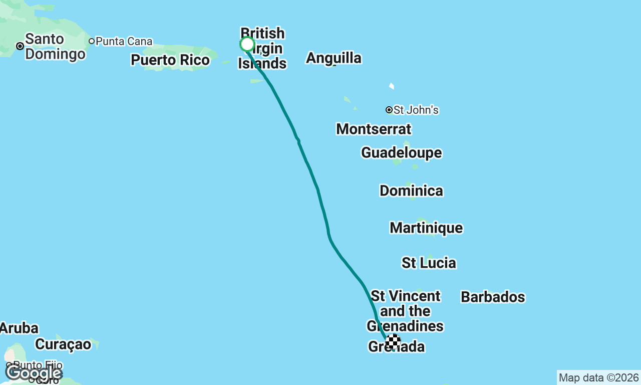 USVI to Grenada 