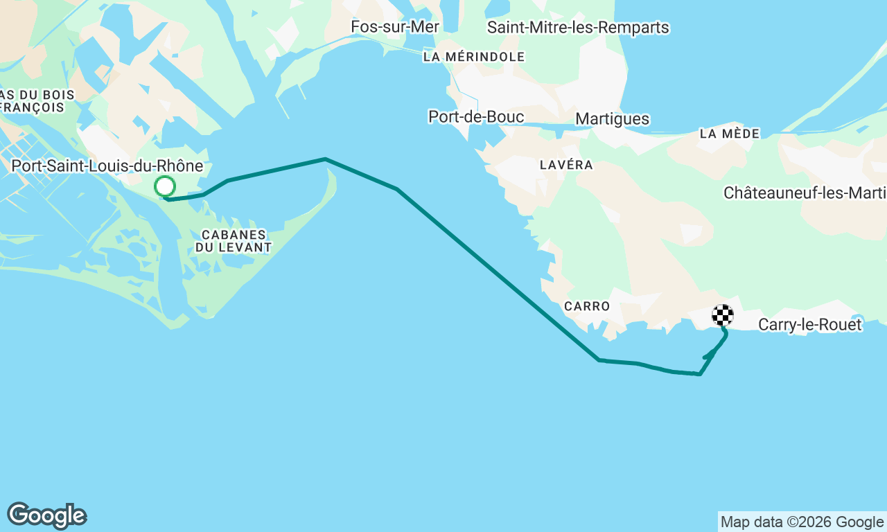 Voyage map