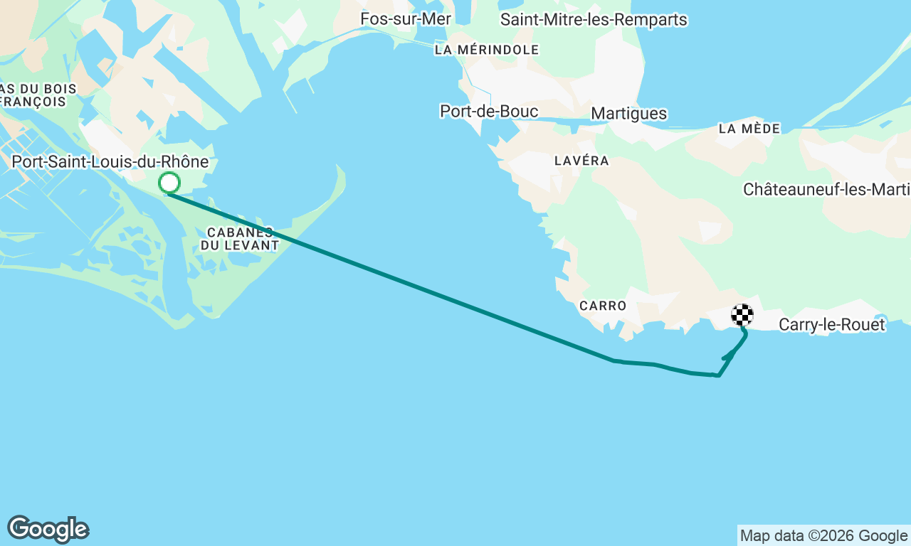 Voyage map