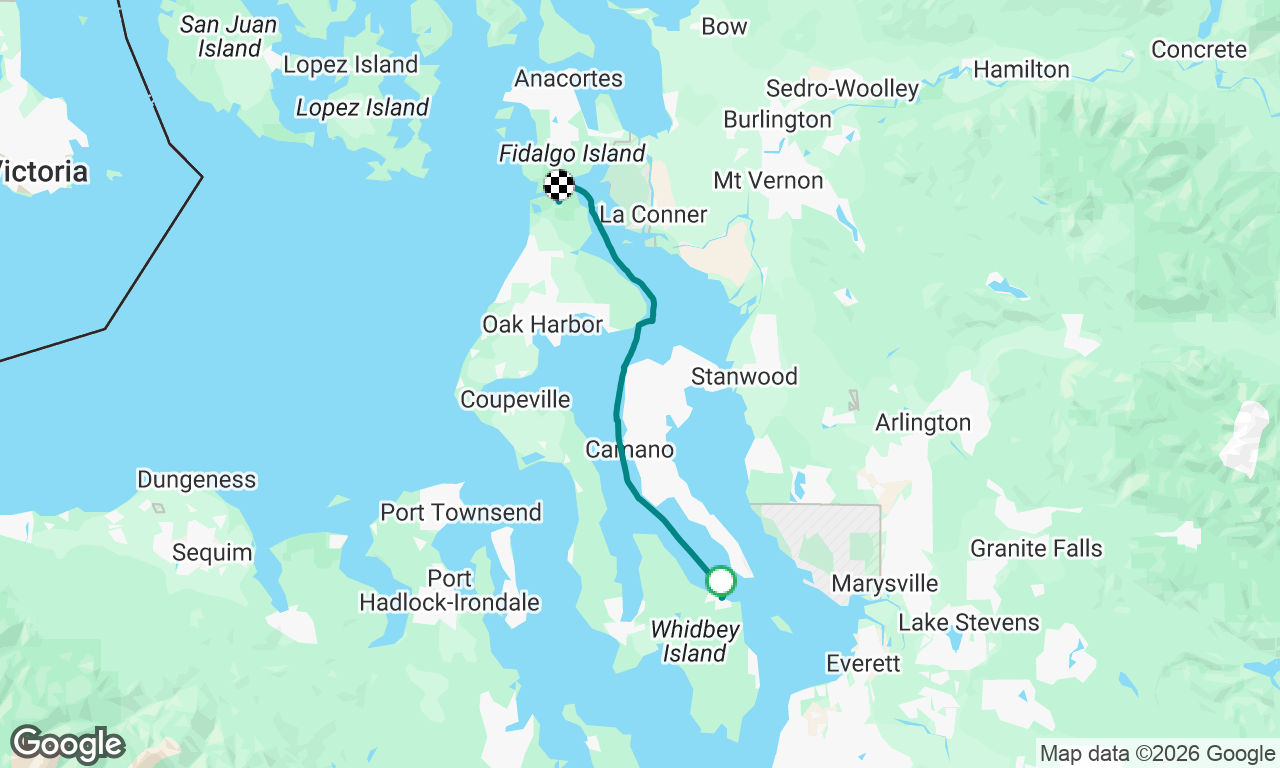 Langley to Cornet Bay