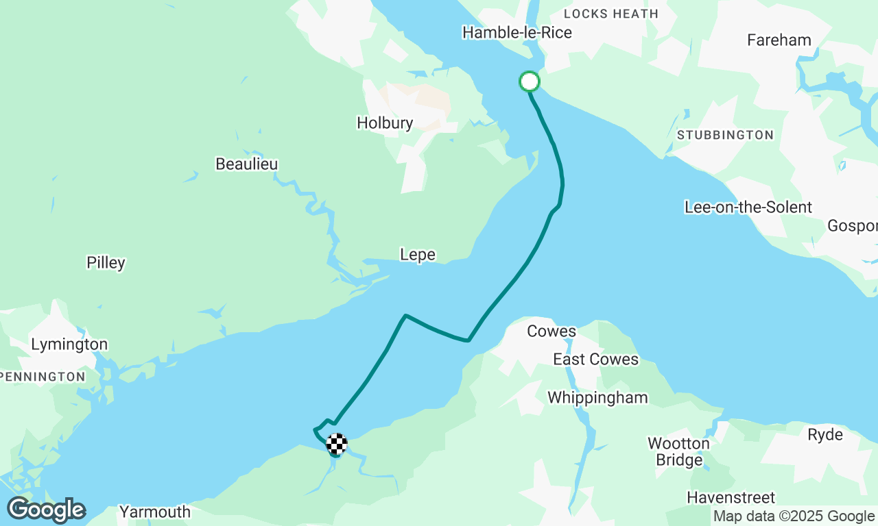 Hamble to Newtown creek