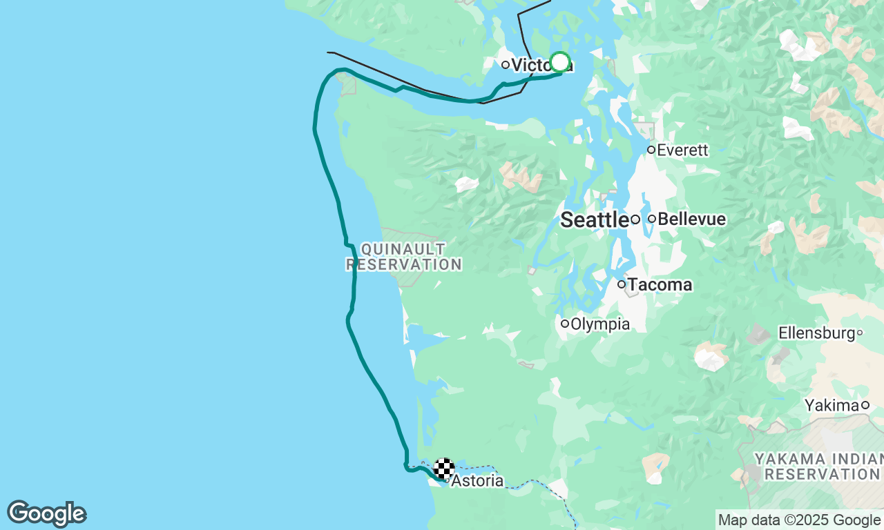 Taking Blythe from Bellingham to Astoria!