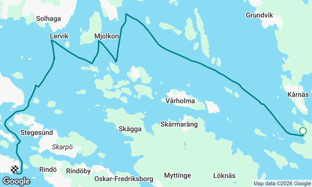 Stockholm Archipelago: to Vaxholm