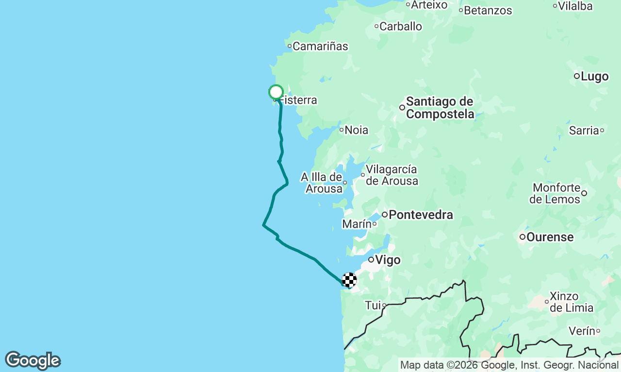 Fisterra - Baiona 9.10