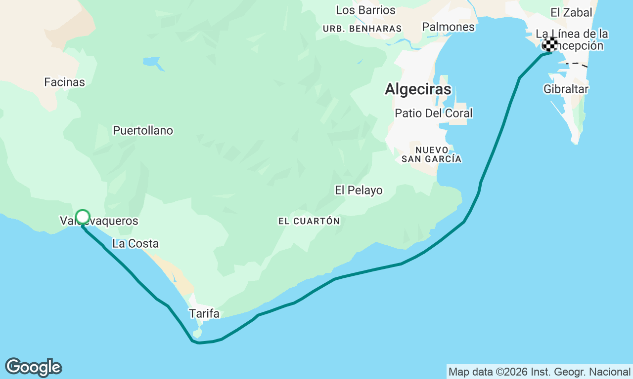 Voyage map
