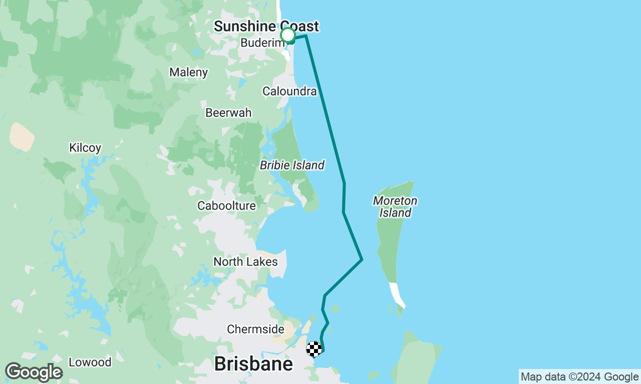 Mooloolaba to Brisbane