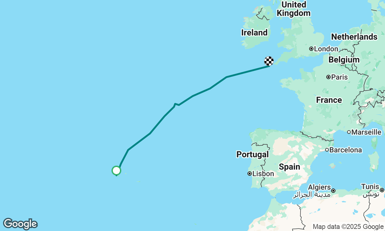 Azores to UK