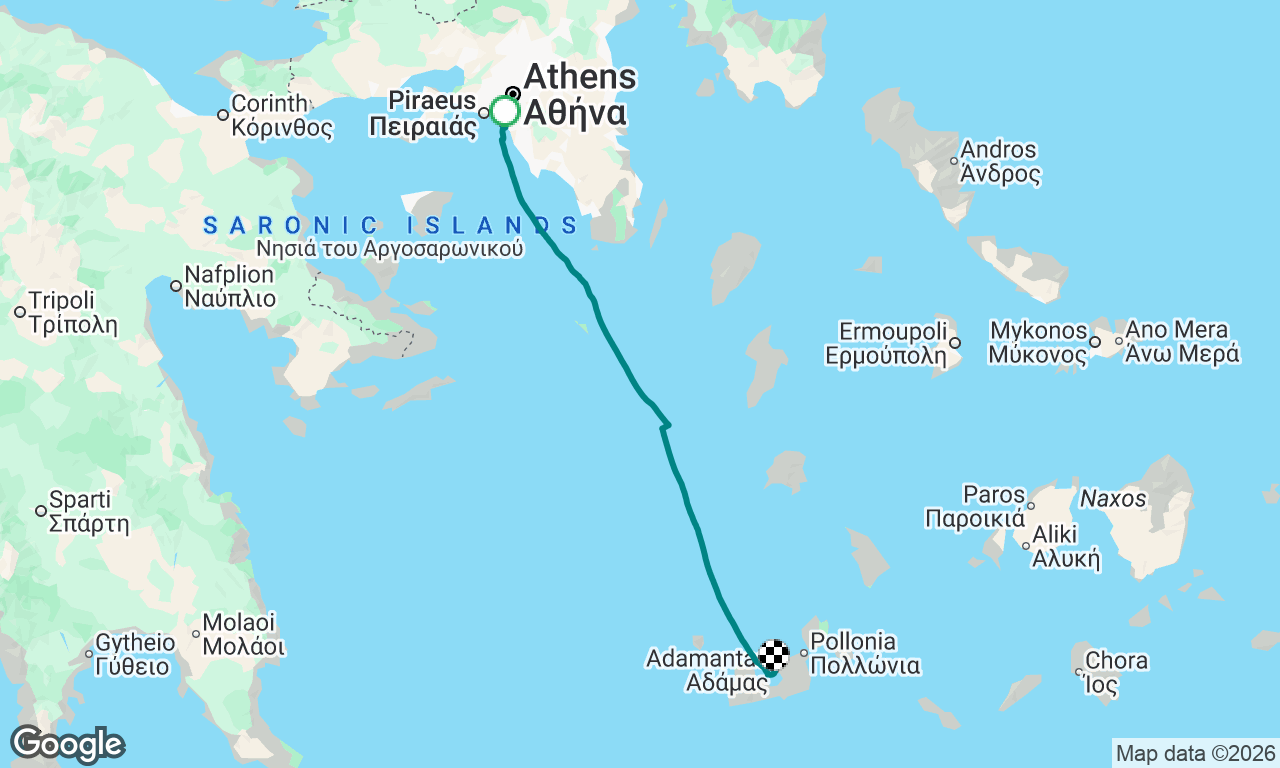 Skipper of Cyclades day 1