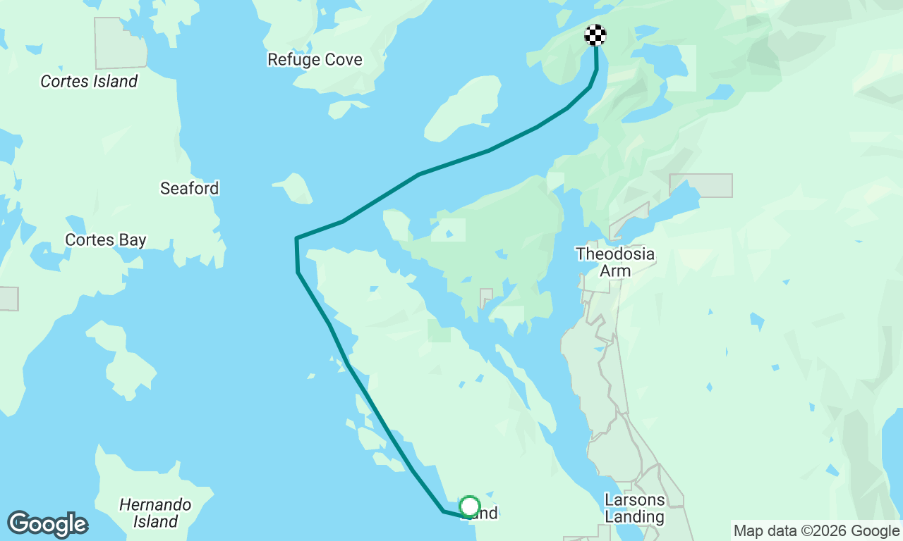 Lund to Tenedos Bay