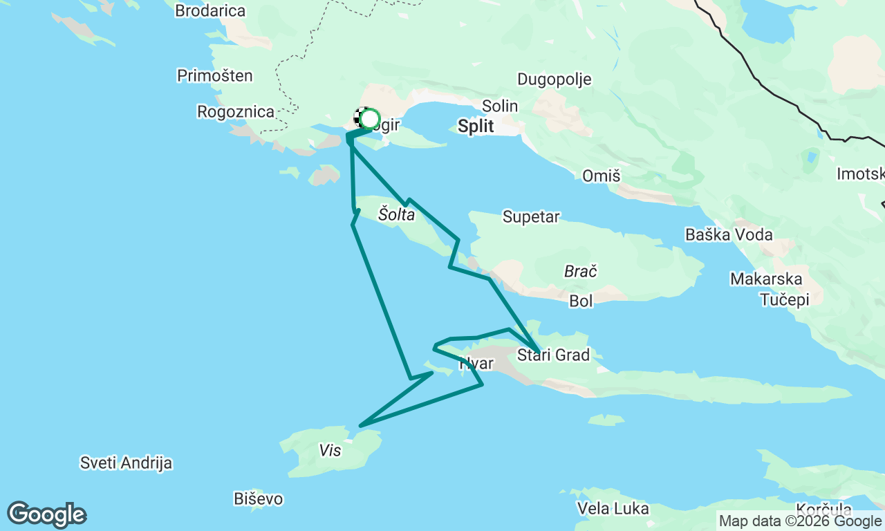 Croatia with paying guests. 
