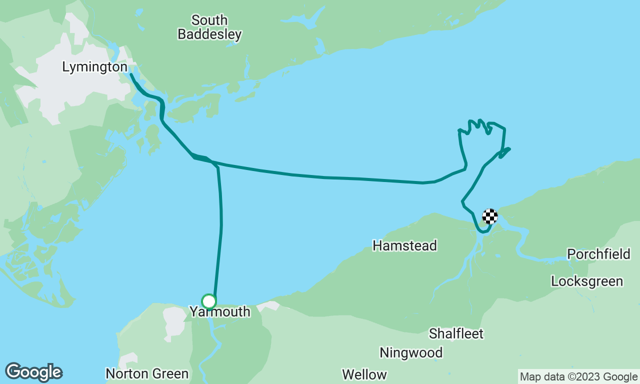 Day skipper day 3- morning CTS to Lymington & anchor up Newtown Creek for lunch