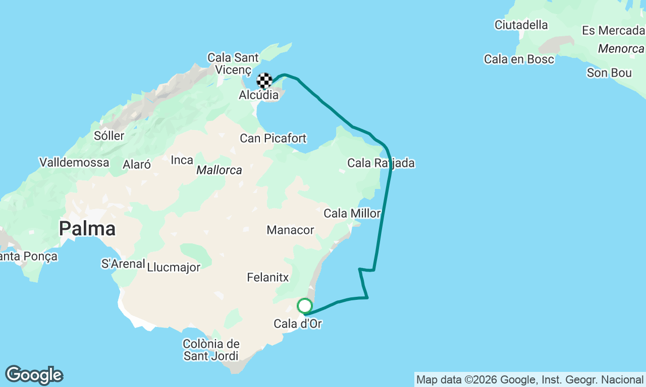 Voyage map