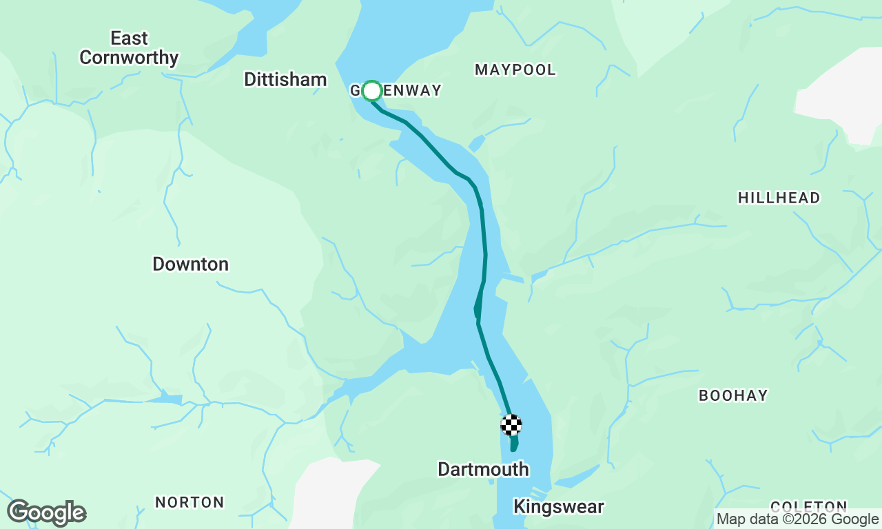Dittisham to Dartmouth