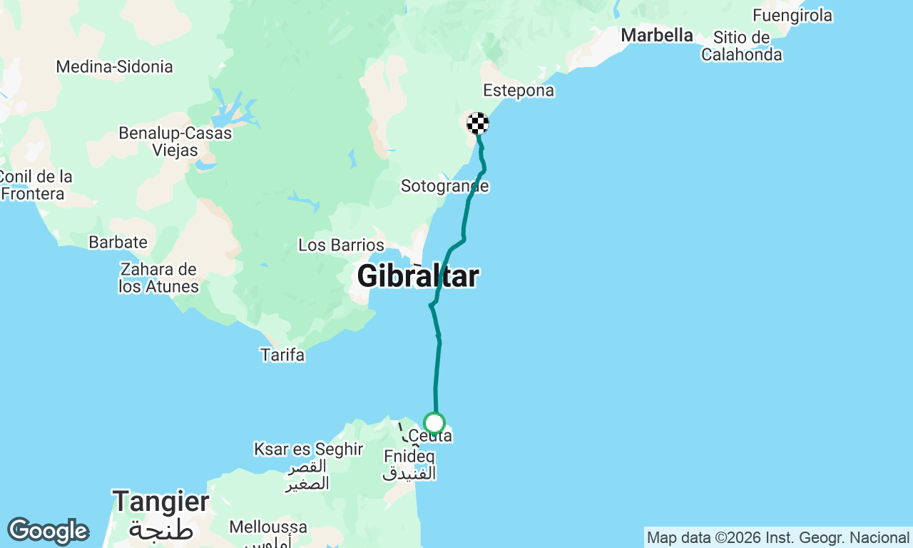 Voyage map