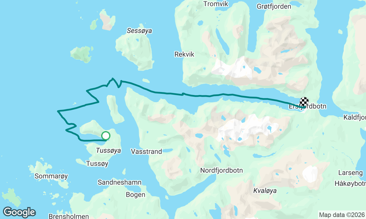 Tussoya to Kvaløya